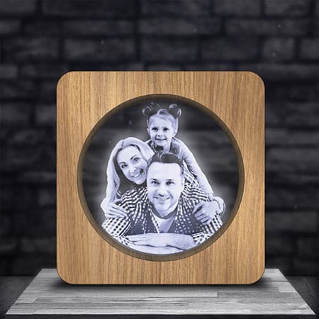 Cadre Photo Aspect Bois