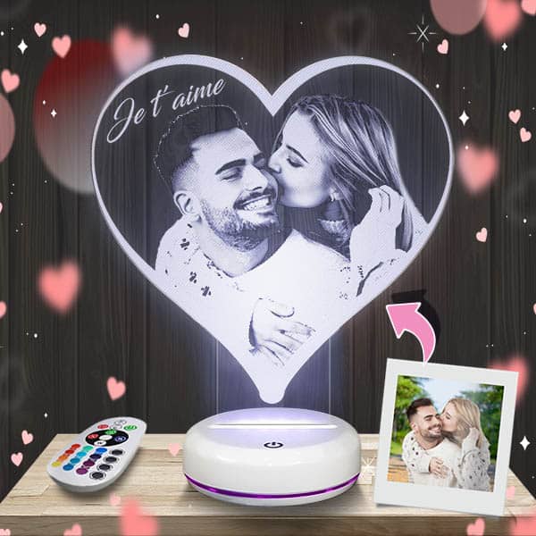 Coeur couple blanc premium ok