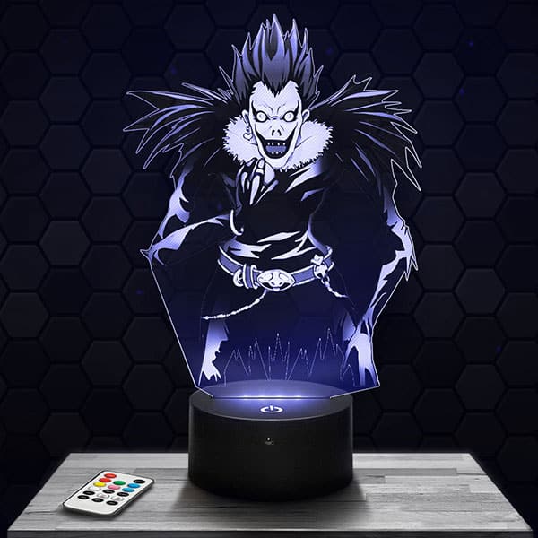 lampe-3d-death-note-ryuk Lampe 3D Ryuk - Death Note avec socle au choix !