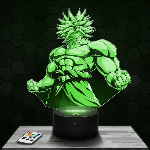 lampe-3d-dragon-ball-z-broly Lampe 3D Dragon Ball Z - Broly 2 avec socle au choix !