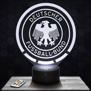 Lampe 3D Logo ALLEMAGNE avec socle au choix !