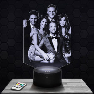 Lampe 3D How I met Your Mother avec socle au choix !
