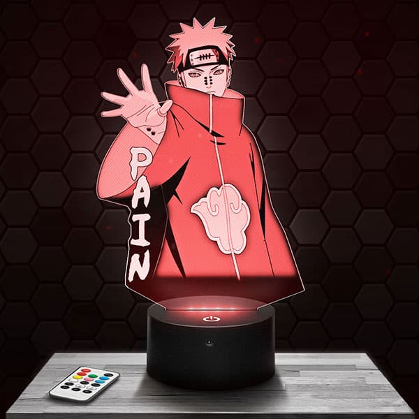 lampe-3d-naruto-pain Lampe 3D Naruto - Pain avec socle au choix !