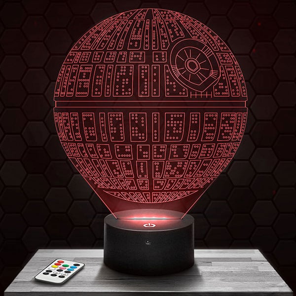 lampe-3d-star-wars-etoile-oire Lampe 3D Star Wars Etoile Noire avec socle au choix !