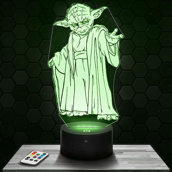 lampe-3d-star-wars-maitre-yoda Lampe 3D Star Wars Maitre Yoda avec socle au choix !