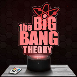 Lampe 3D The Big Bang Theory avec socle au choix !