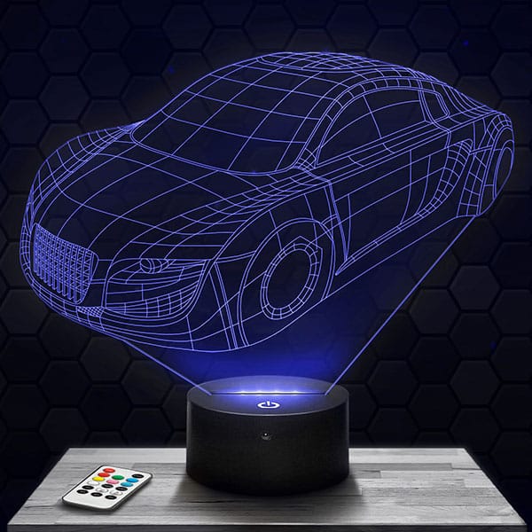 lampe-3d-voiture-prototype-audi Lampe 3D Voiture Prototype Audi avec socle au choix !