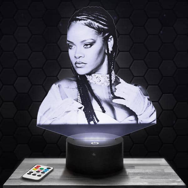 lampe-3d-rihanna-chanteuse Rihanna
