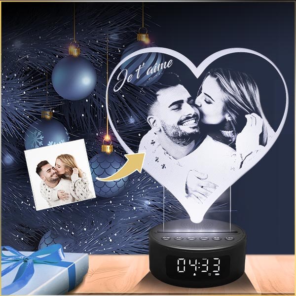 pub noel bleu coeur couple HDG NOIR