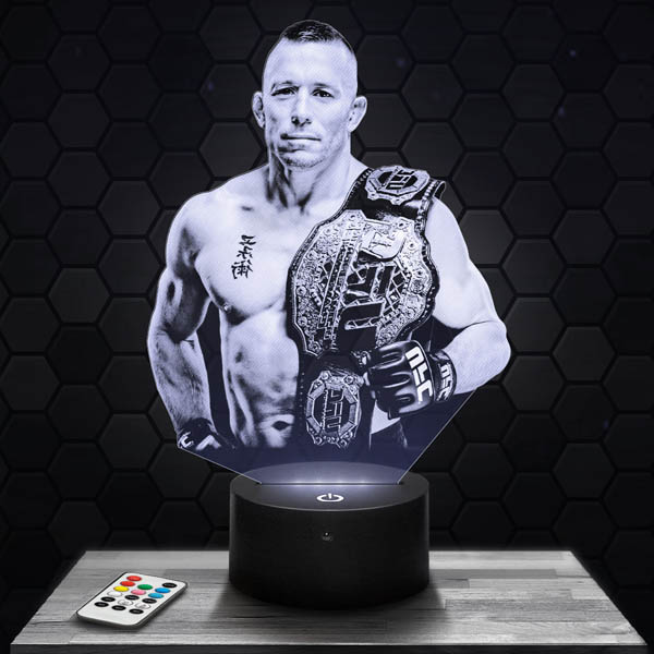 lampe-3d-george-saint-pierre-gsp-ufc-mma-600