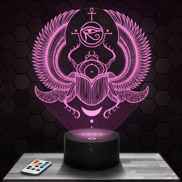 lampe-3d-scarabee-egyptien-600