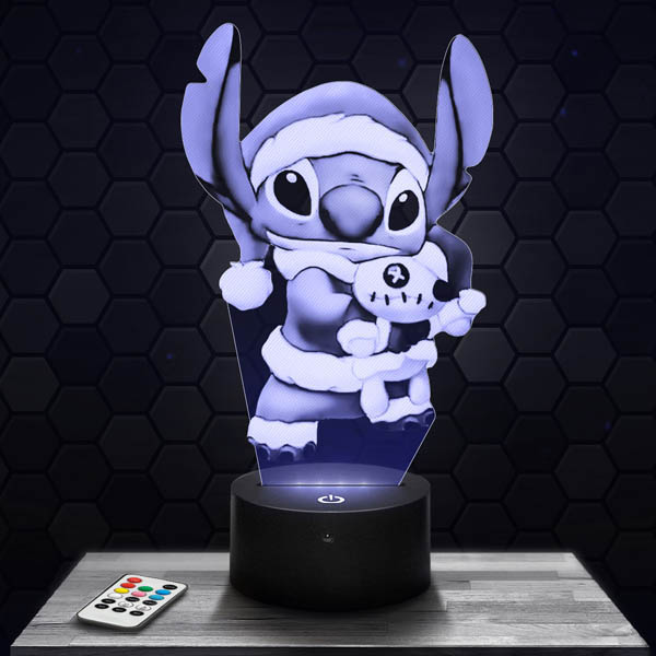 lampe-3d-stitch-pere-noel-600