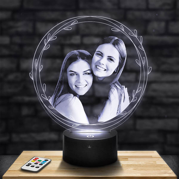 Lampe Personnalisée Rond Ornement