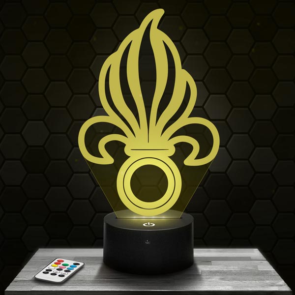 lampe-3d-legion-etrangere-grenade-7-flammes