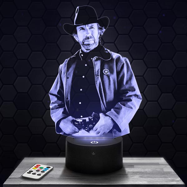lampe-3d-walker-texas-ranger